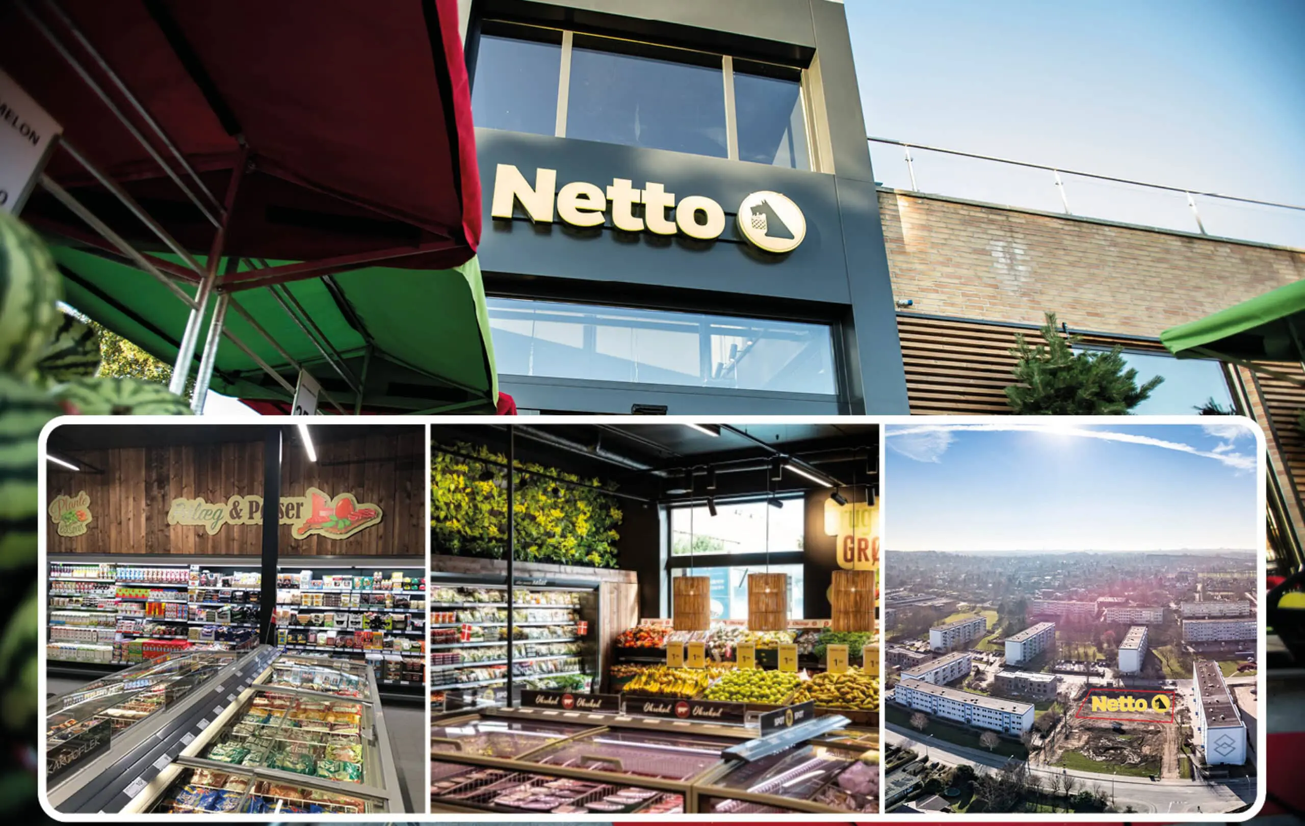 Ejendomsinvestering i Aarhus med netto som lejer beliggende Kaj Munks Vej 2 Viby 8260.