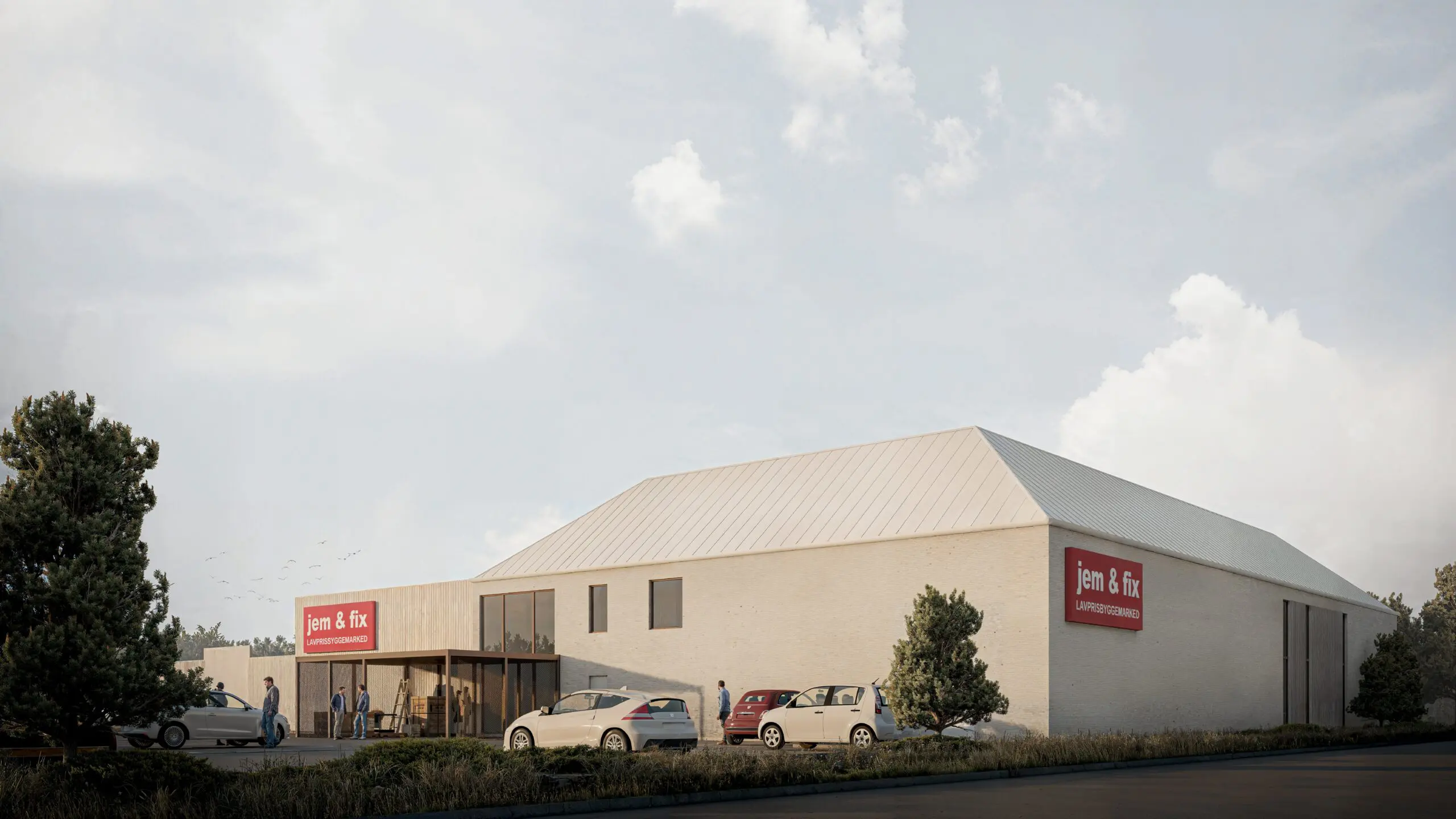 Investeringsprojekt i Ringe udlejet til jem & fix A/S med indledende bindingsperiode fra til 1. september 2035